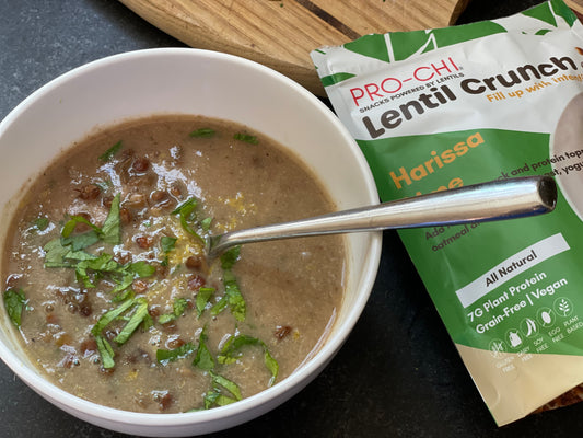 Vegan “Creamy” Mushroom Soup from Feed Your Fire