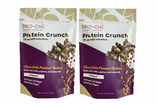       plant based grain free granola healthy snack chocolate peanut butter